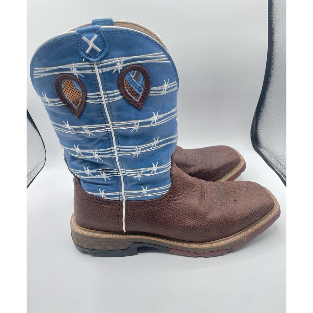 Twisted X 12" Work Boots 13EE Western Pull On‎ Cellstretch MXB0001